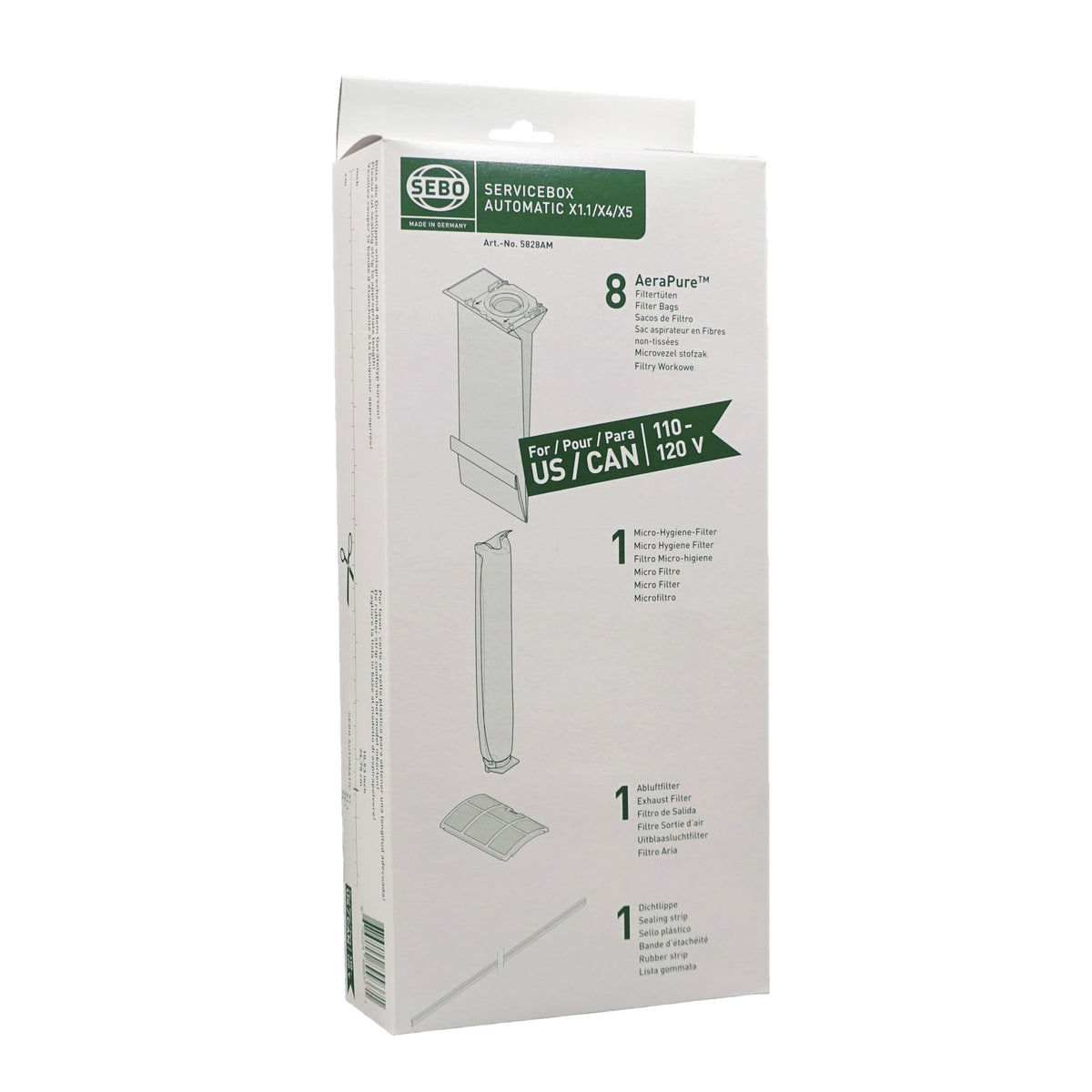 SEBO Service Box X4/X5, X1/X2 5828AM