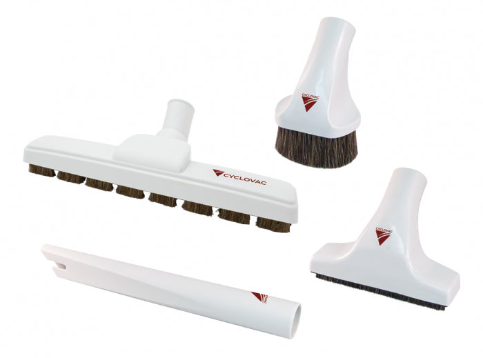 Brush kit with floor brush Super Luxe 12 in. (30.5 cm) - Cyclovac
