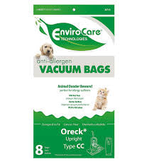 Oreck CC HEPA Bags 8 pack