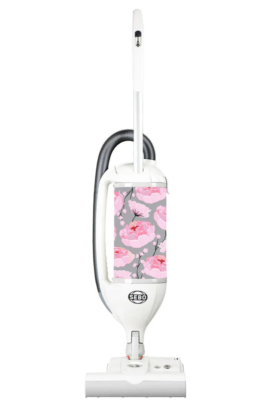 SEBO Microfilter with textile (pink/gray, peony) Felix and Dart 7095AM41