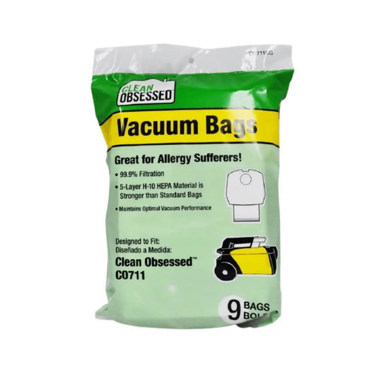 Clean Obsessed Commercial Canister HEPA Cloth Bags