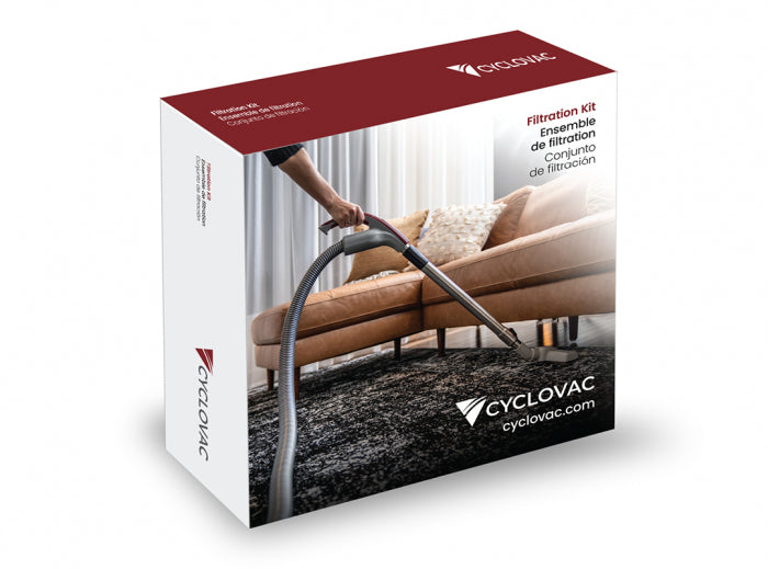 Cyclovac Heavy Duty Electrostatic Filter Bags-Set of 3 with 1 carbon dust filter included - 5 gal. (22 l)
