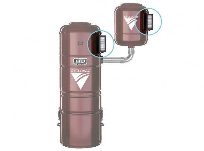 Cyclovac Carbon Dust Filters - Set of 2
