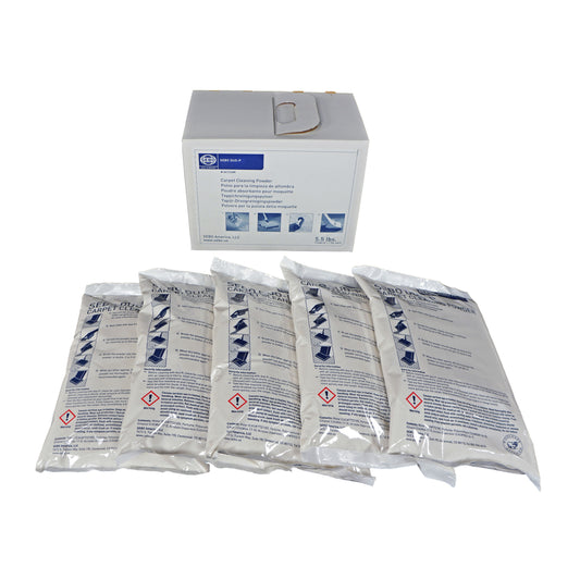SEBO DUO-P Cleaning Powder, Refill Box (five 1.1 lb bags)