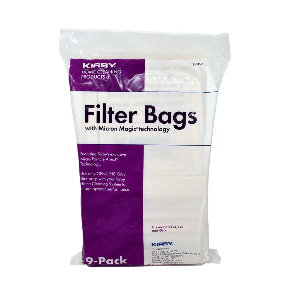 Kirby Twist Style Kirby G3, G4, & G5 Paper Filter Bags -  9 Pack