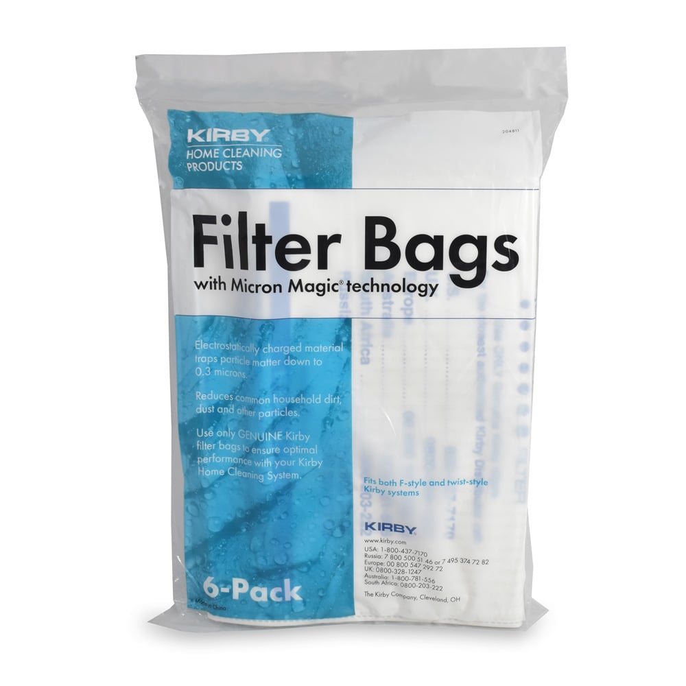 Kirby HEPA Allergen Reduction Filter Bags – 6 Pack