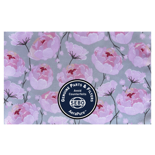 SEBO Microfilter with textile (pink/gray, peony) Felix and Dart