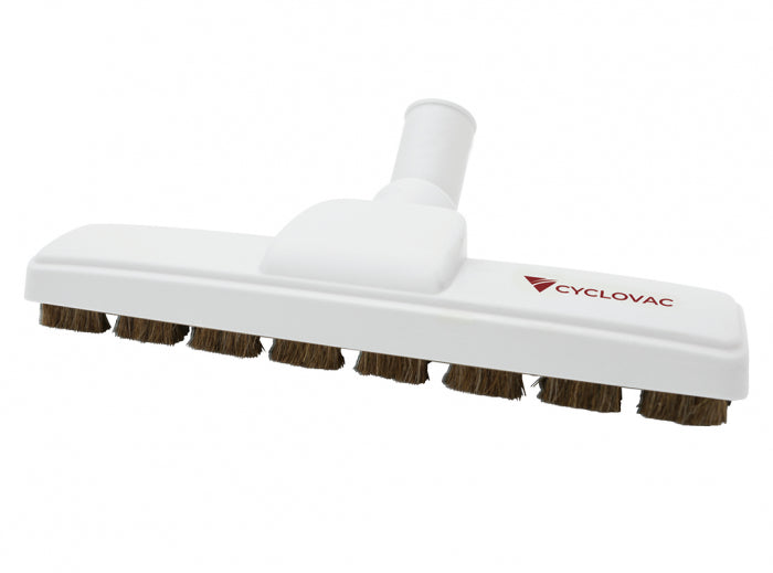 Floor brush with wheels - Soft bristle - Super Luxe - 12 in. (30.5 cm) - Cyclovac