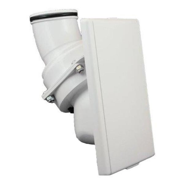 Hide-A-Hose HS5000W Valve Trim Kit – White | Central Vacuum Inlet Cover