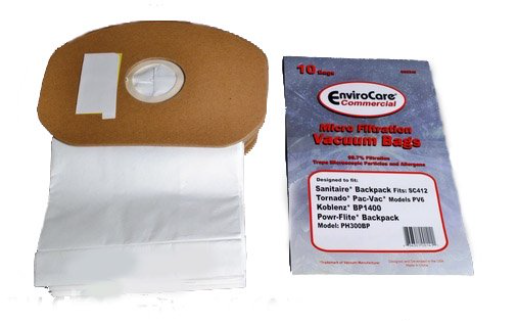 EnviroCare Backpack Bags - 10 Pack