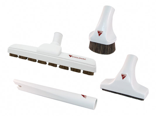 Cyclovac Super Luxe Brush Kit - Central Vacuum Floor Brush & Accessories